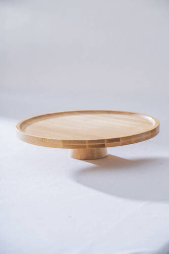 Bambu Ayaklı Sunumluk - 24.5 cm - 1