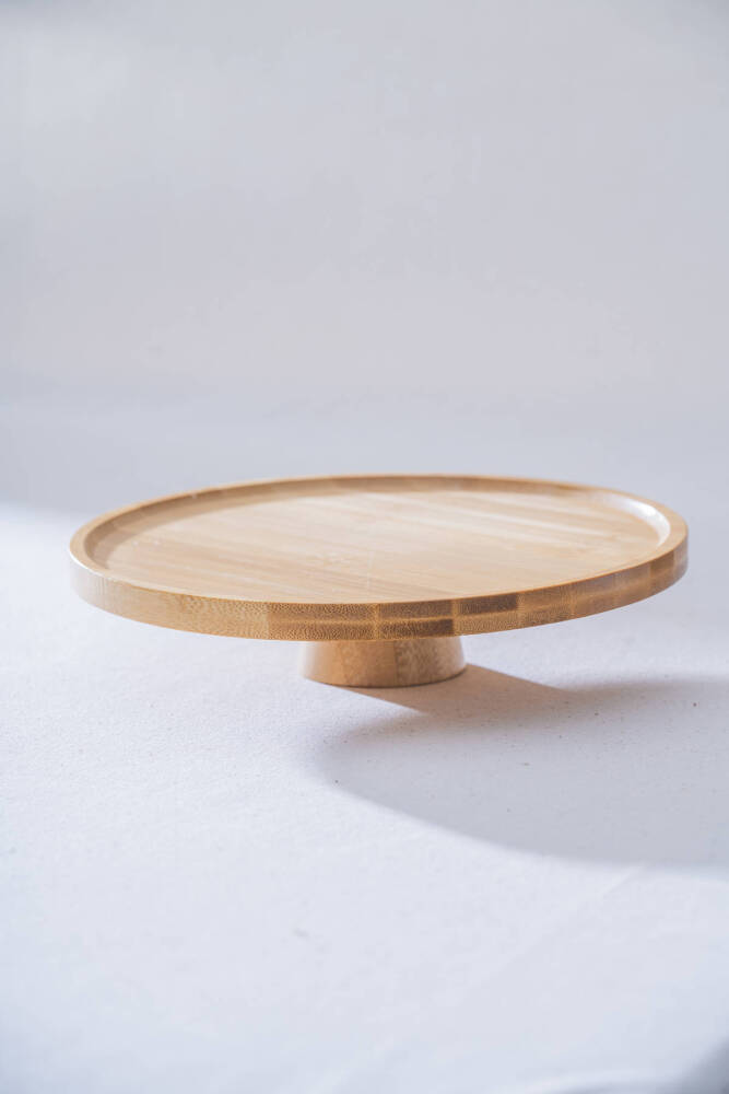 Bambu Ayaklı Sunumluk - 24.5 cm - 1