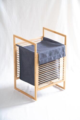 Bambu Çamaşır Sepeti - 60 cm - Acar