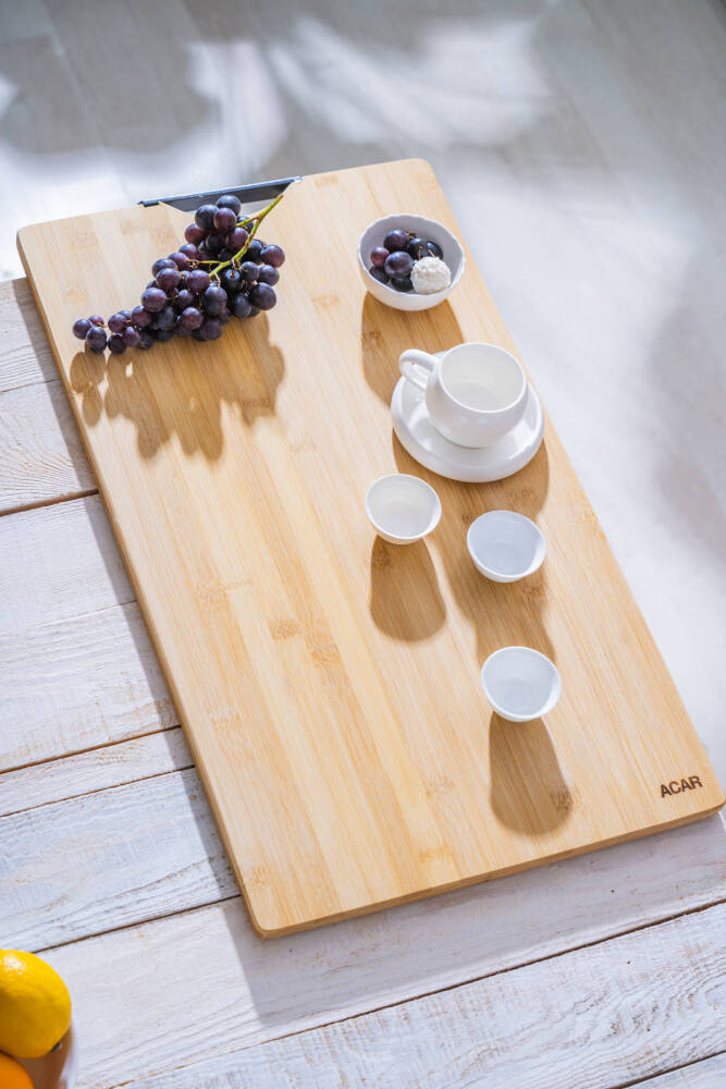Bambu Dikdörtgen Sunumluk - 59 cm - 2