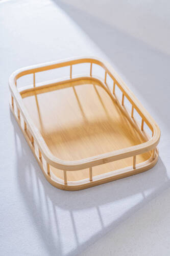 Bambu Dikdörtgen Tepsi - 38 cm - Acar