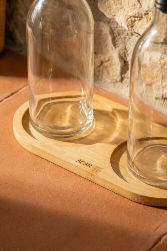 Palma Bambu Yağdanlık Altlığı - 19.5 cm - 3