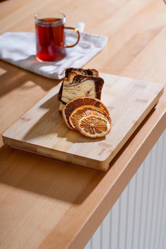 Bambu Sunum Tabak - 24 cm - 3