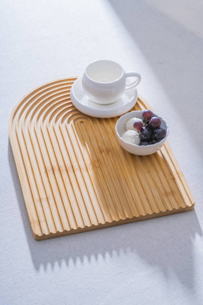 Bambu Sunum Tabak - 33 cm - 2