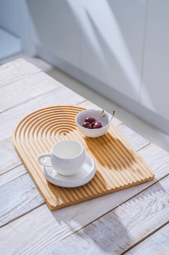 Bambu Sunum Tabak - 33 cm - 4