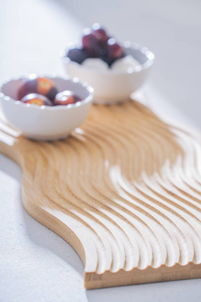 Bambu Sunum Tabak - 39 cm - 4