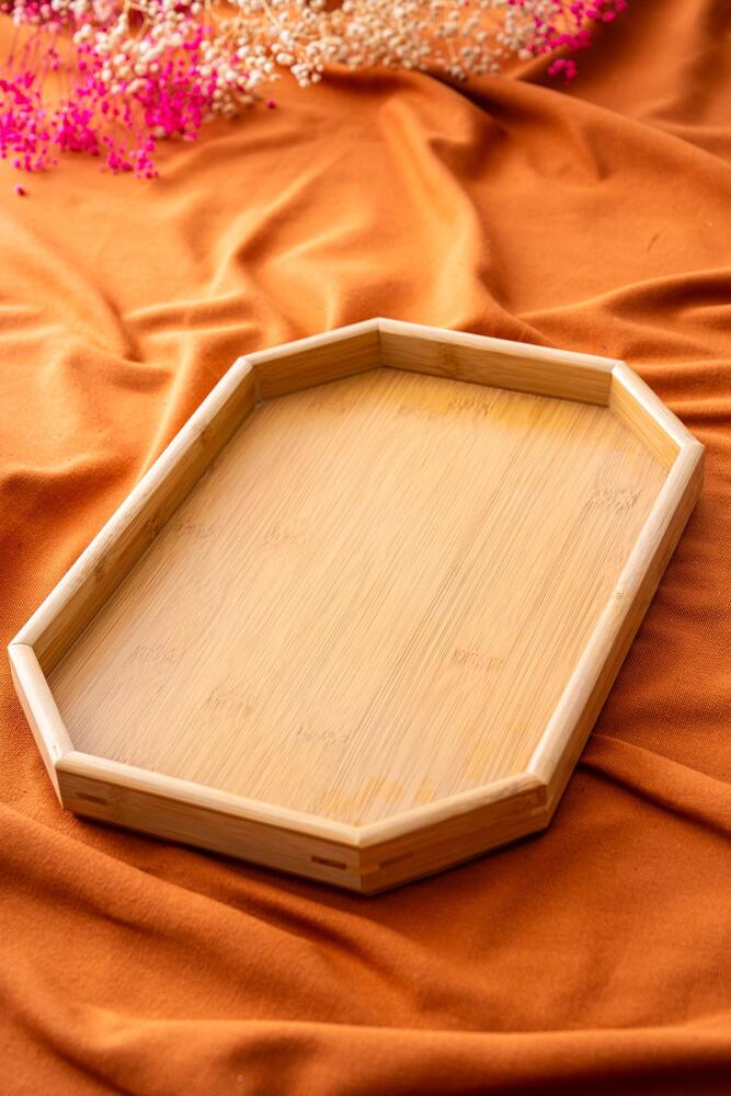 Bambu Sunum Tepsi - 32 cm - 6
