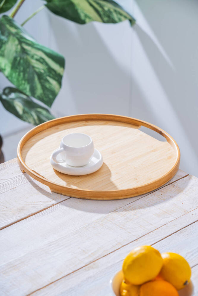 Bambu Sunum Tepsi - 35 cm - 4