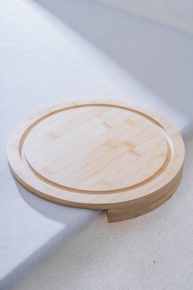 Bambu Tezgah Üstü Kesme Tahtası- 35 cm - 5