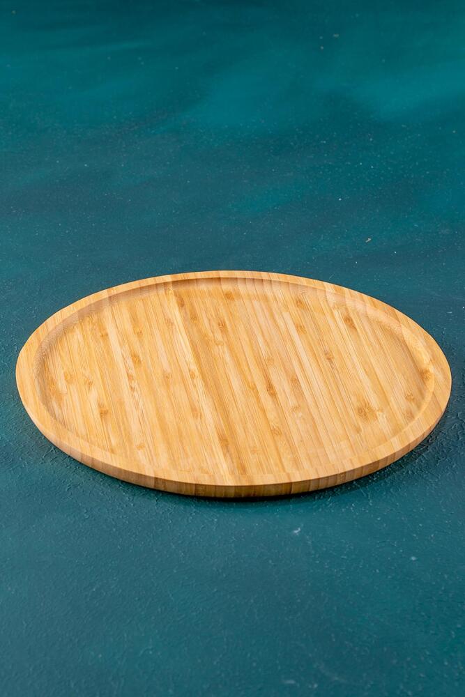 Bambu Yuvarlak Tabak - 30 cm - 1