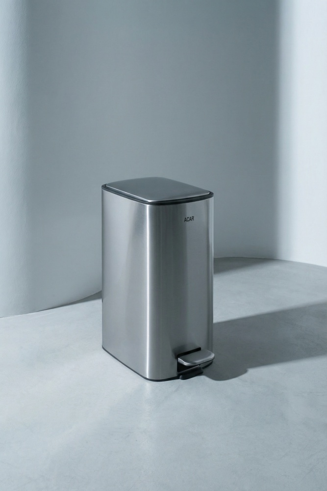 Bantia Paslanmaz Çelik Çöp Kutusu - 11 Lt - 1