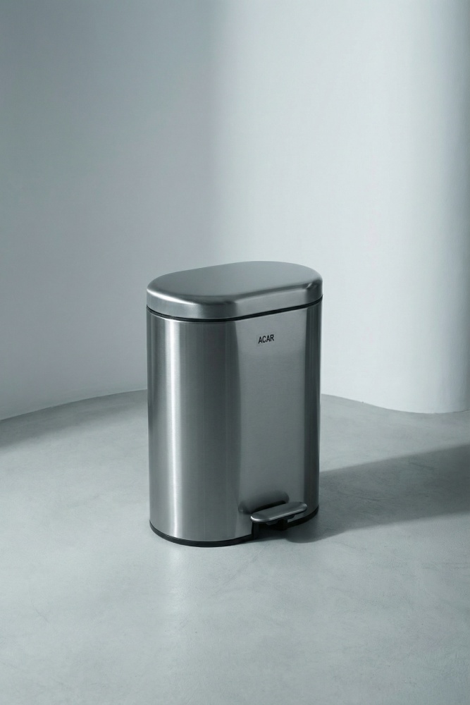 Bantia Paslanmaz Çelik Çöp Kutusu - 12 Lt - 1