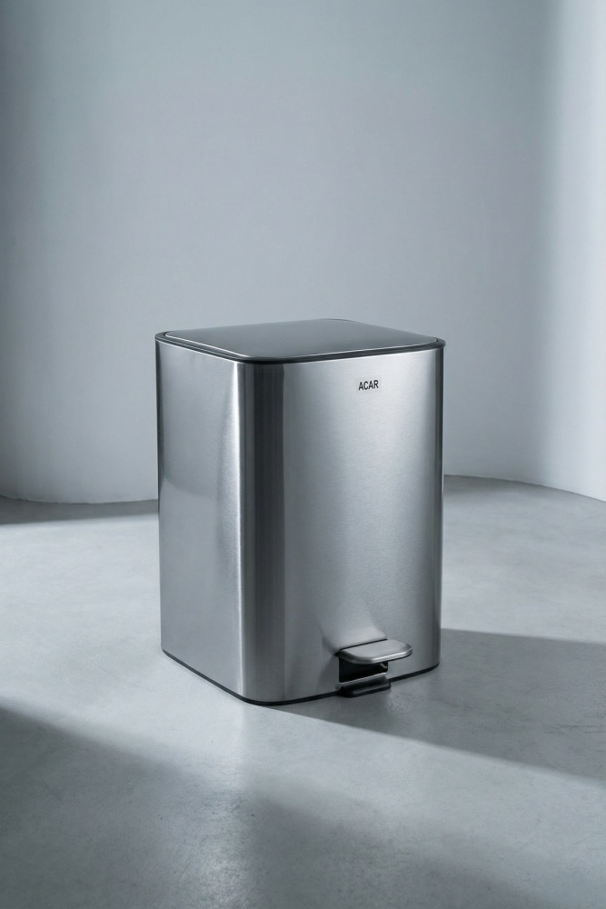 Bantia Paslanmaz Çelik Çöp Kutusu - 18 Lt - 1