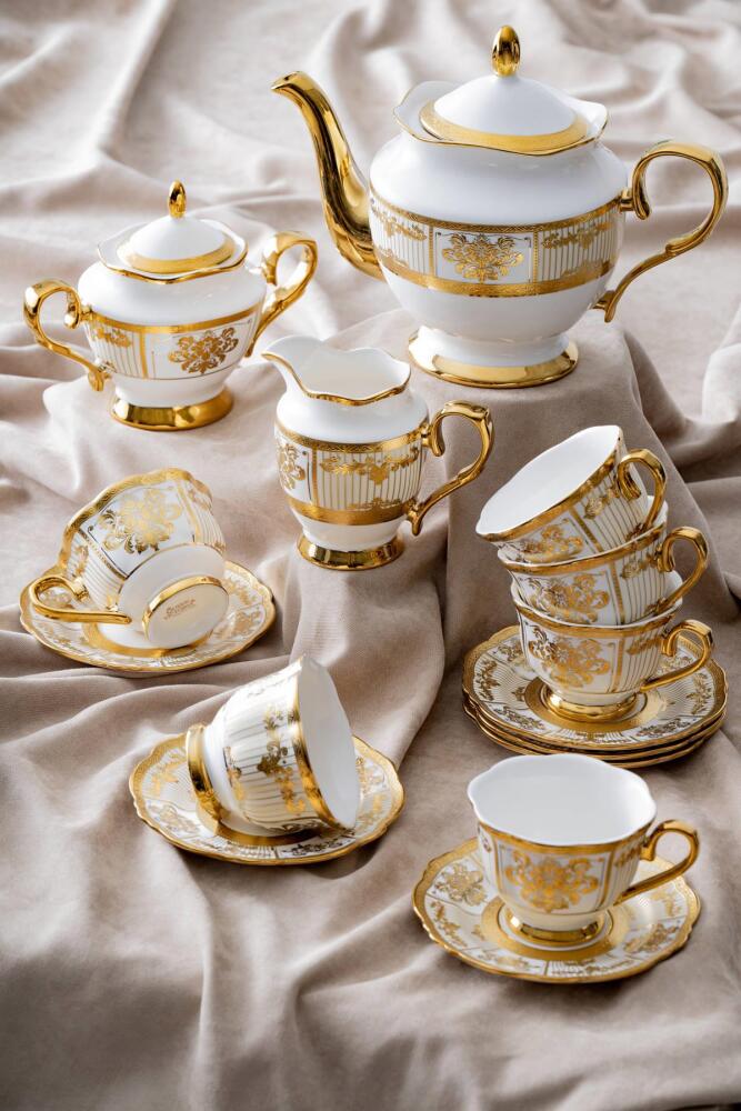 Belladonna 6 Kişilik 17 Parça Çay Seti - 1