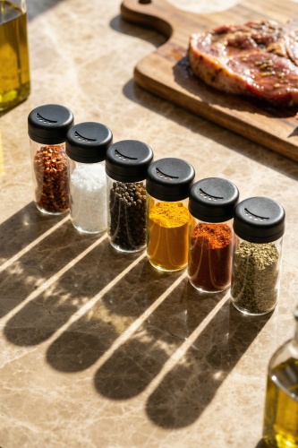 Bera 6 lı Cam Baharatlık Seti - Acar