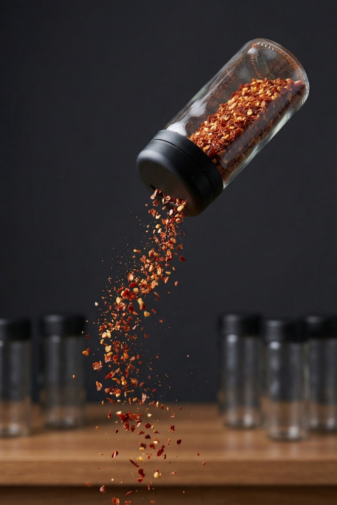 Bera 6 lı Cam Baharatlık Seti - 3