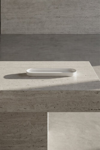 Bianca Perla 4lü Porselen Oval Servis Tabak - 25.4 Cm - 3