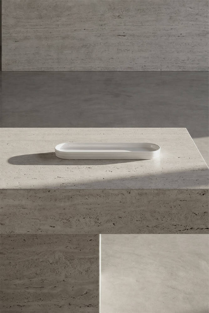 Bianca Perla 4lü Porselen Oval Servis Tabak - 25.4 Cm - 3