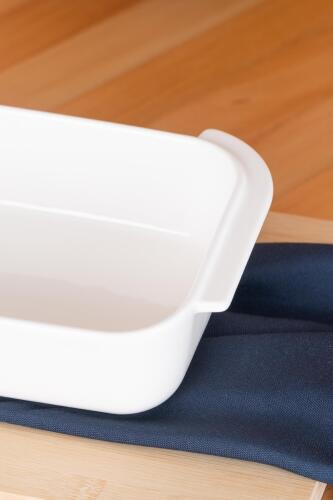Bianco Perla Dikdörtgen Fırın Kabı - 24 cm - 4