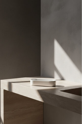 Bianco Perla Oval Salata Kase - 26 cm - 2