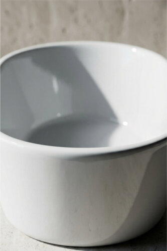Bianco Perla Porcelain Boat Oval Bowl - 16 Cm - 3