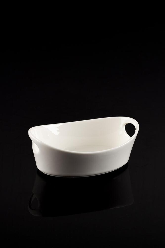 Bianco Perla Porcelain Kayik Bowl - 23 Cm - 1