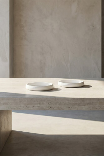 Bianco Perla Porcelain Round Plate - 13 Cm - 2