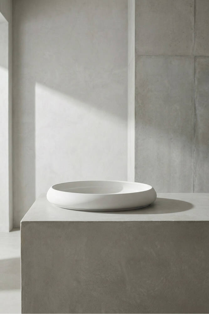 Bianco Perla Porcelain Round Plate - 24 Cm - 2