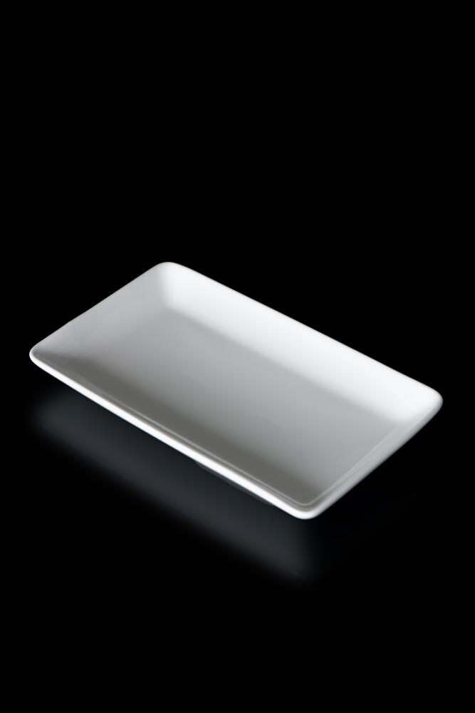 Bianco Perla Porselen Dikdörtgen Sunum Tabak - 26.5 cm - 1