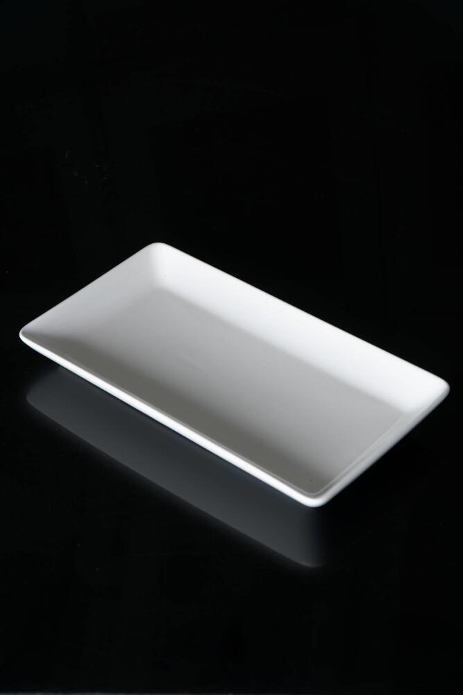 Bianco Perla Porselen Dikdörtgen Sunum Tabak - 32.5 cm - 1