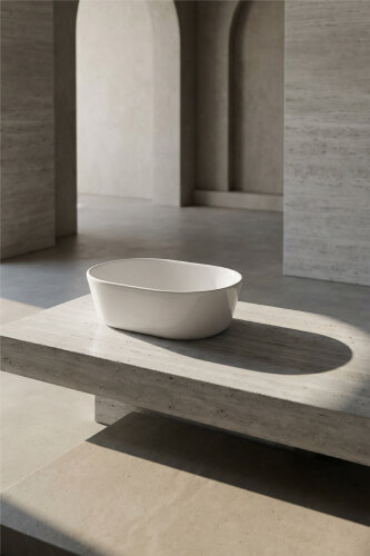 Bianco Perla Gondol Sunum Kase - 16 cm - 2