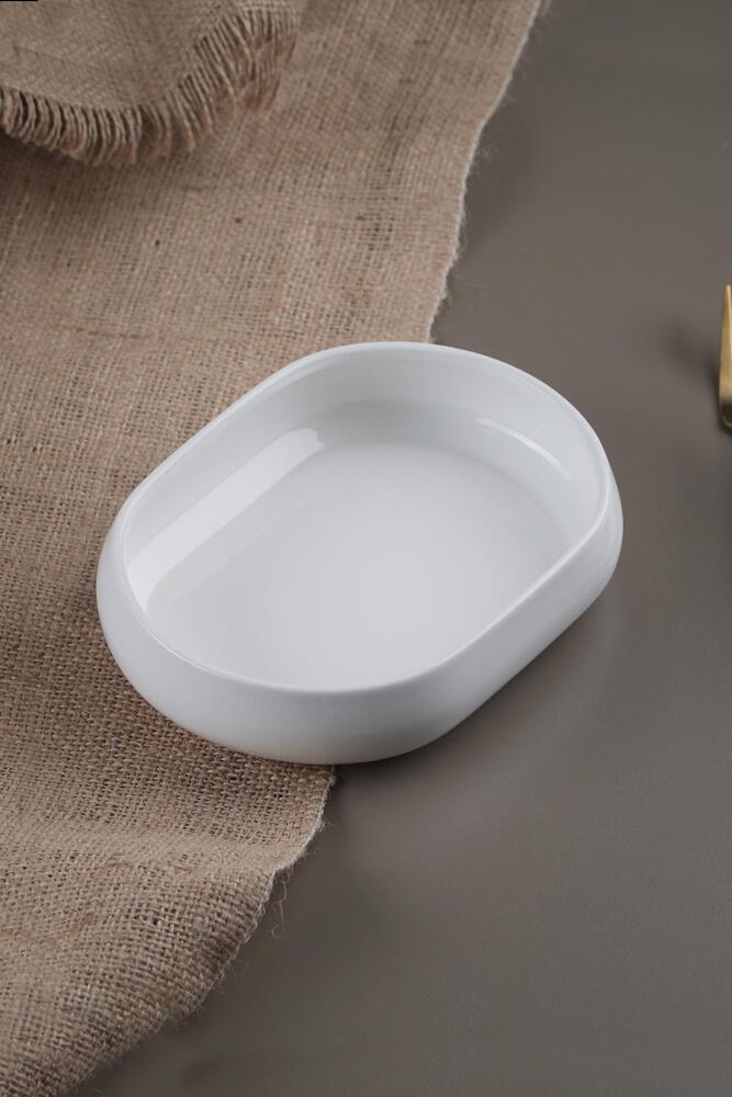 Bianco Perla Porselen Kayık Tabak - 13,2 cm - 1