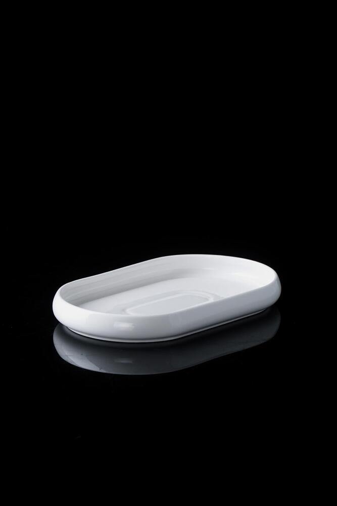 Bianco Perla Porselen Kayık Tabak - 20 cm - 2