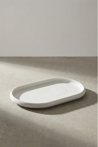 Bianco Perla Porselen Kayık Tabak - 26,8 cm - 3