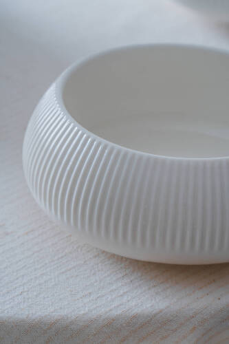 Bianco Perla Porselen Yuvarlak Kase - 14 cm - 2