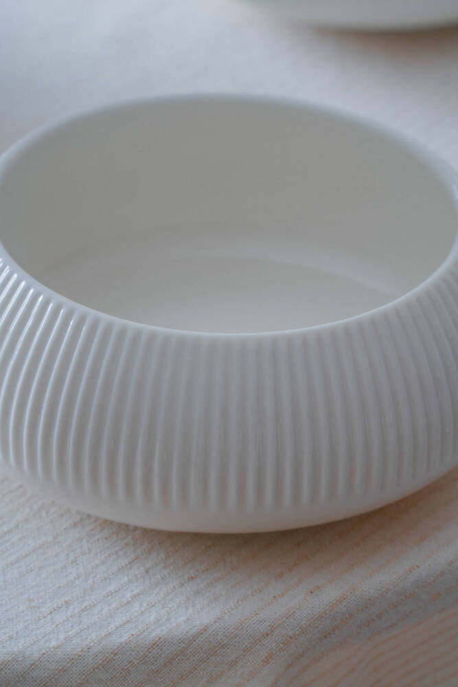 Bianco Perla Porselen Yuvarlak Kase - 14 cm - 3