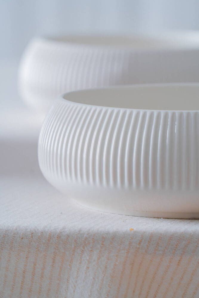 Bianco Perla Porselen Yuvarlak Kase - 17 cm - 3