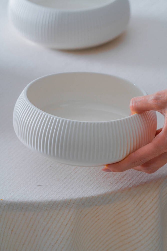 Bianco Perla Porselen Yuvarlak Kase - 17 cm - 4