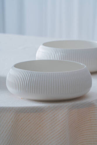 Bianco Perla Porselen Yuvarlak Kase - 18 cm - 4