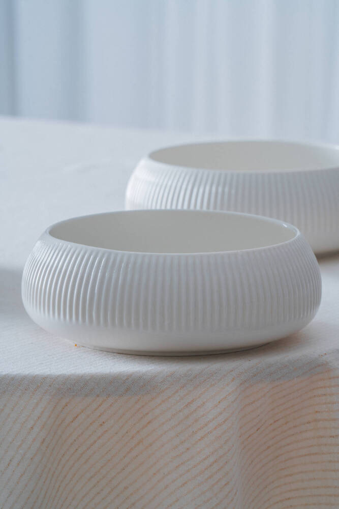 Bianco Perla Porselen Yuvarlak Kase - 18 cm - 4