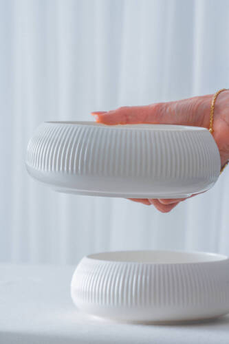Bianco Perla Porselen Yuvarlak Kase - 18 cm - 6