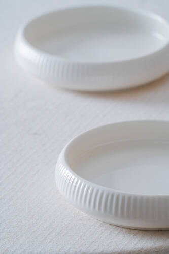 Bianco Perla Porselen Yuvarlak Tabak - 13 cm - 3
