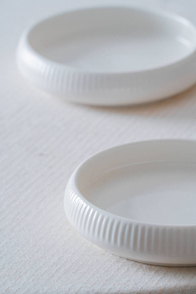 Bianco Perla Porselen Yuvarlak Tabak - 13 cm - 3