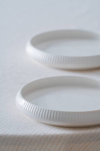 Bianco Perla Porselen Yuvarlak Tabak - 14 cm - 2
