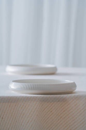 Bianco Perla Porselen Yuvarlak Tabak - 14 cm - 3