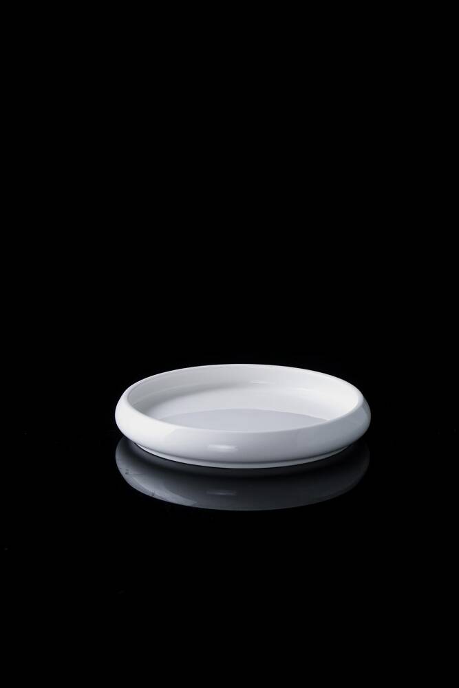 Bianco Perla Porselen Yuvarlak Tabak - 14 cm - 2