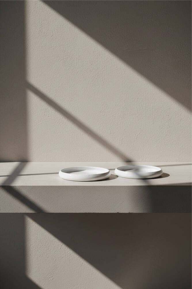 Bianco Perla Porselen Yuvarlak Tabak - 14 cm - 3