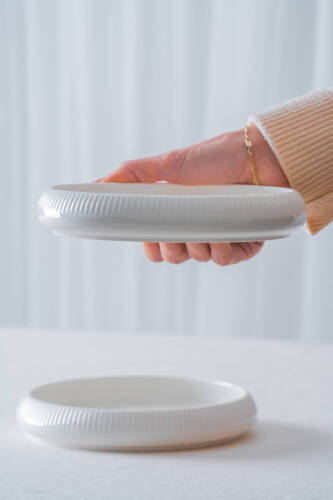 Bianco Perla Porselen Yuvarlak Tabak - 18 cm - 3