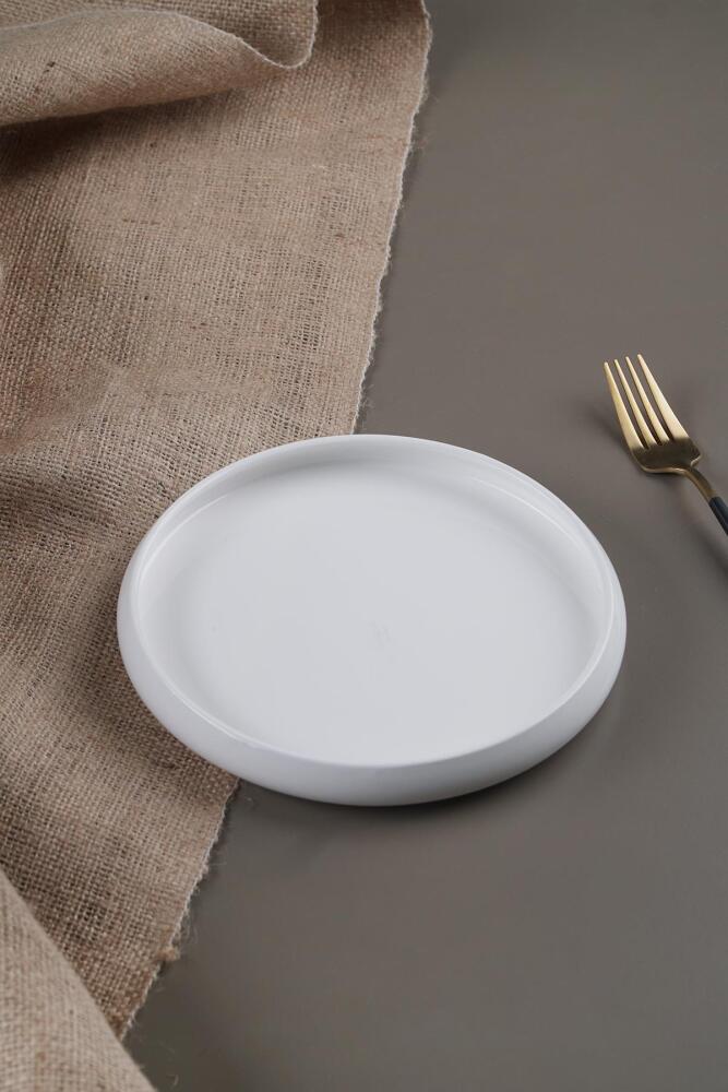 Bianco Perla Porselen Yuvarlak Tabak - 20 cm - 1