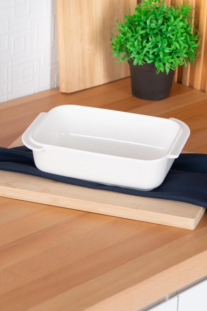 Bianco Perla Rectangular Oven Container - 24 Cm - 3